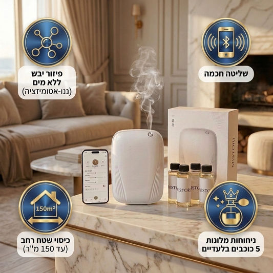 מערכת בישום חשמלית חכמה דגם PALACE לבית ולמשרד