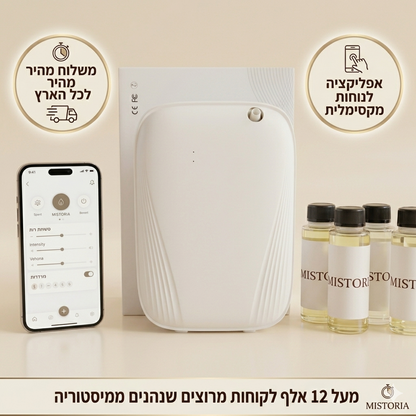 מפיץ ריח חכם עם אפליקציה לשליטה דגם PALACE
