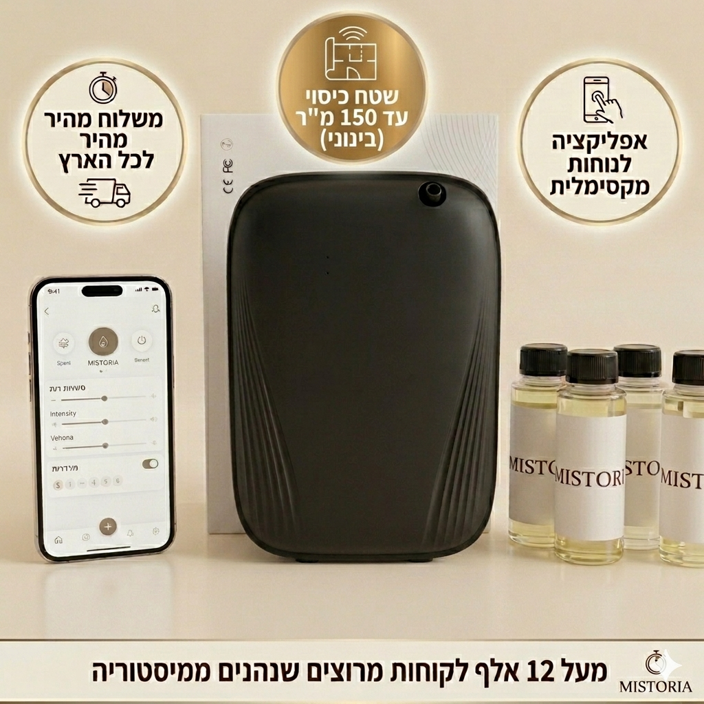 מפיץ ריח חכם עם אפליקציה לשליטה דגם PALACE