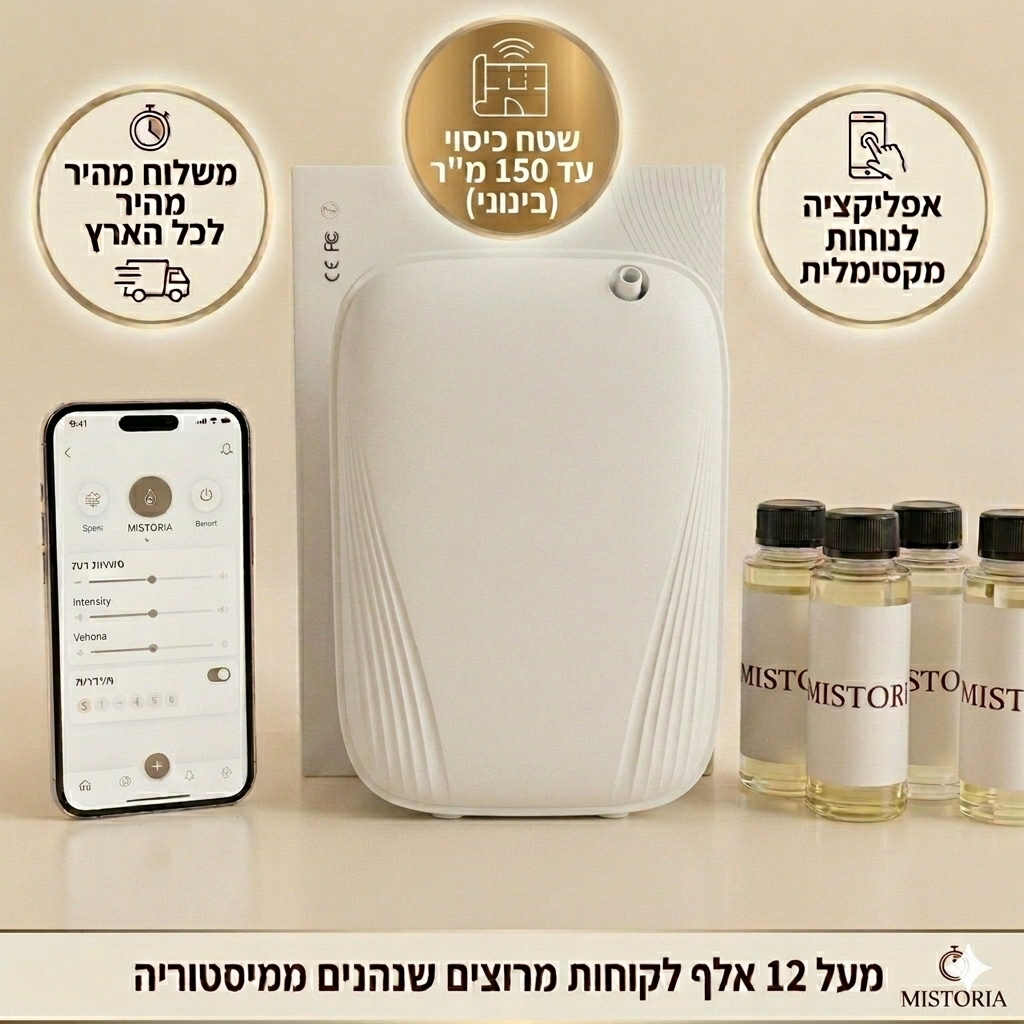 מפיץ ריח חכם עם אפליקציה לשליטה דגם PALACE