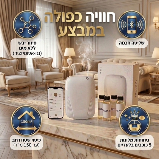 מערכת בישום חשמלית חכמה דגם PALACE לבית ולמשרד